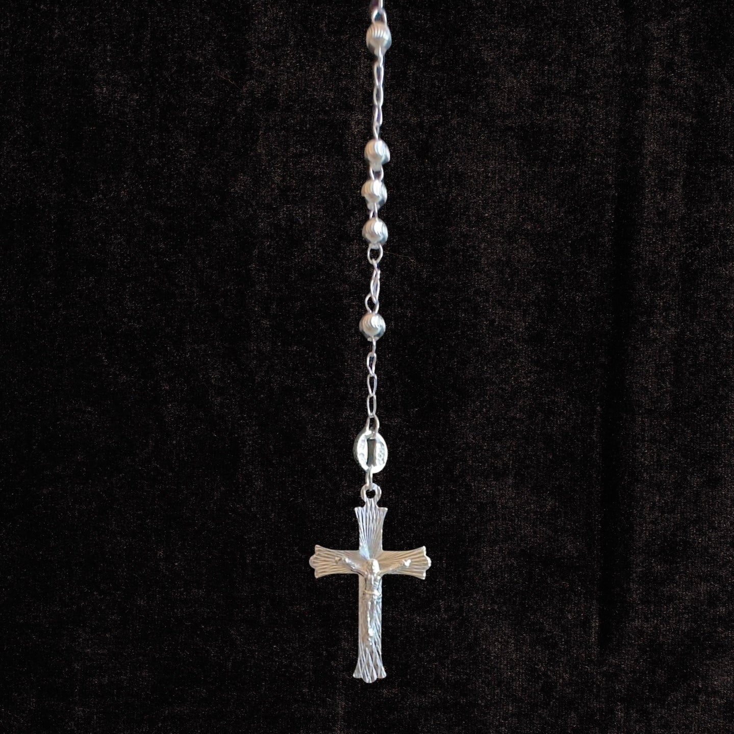 Rosario tipo Collar en Plata .925 (6.46g)