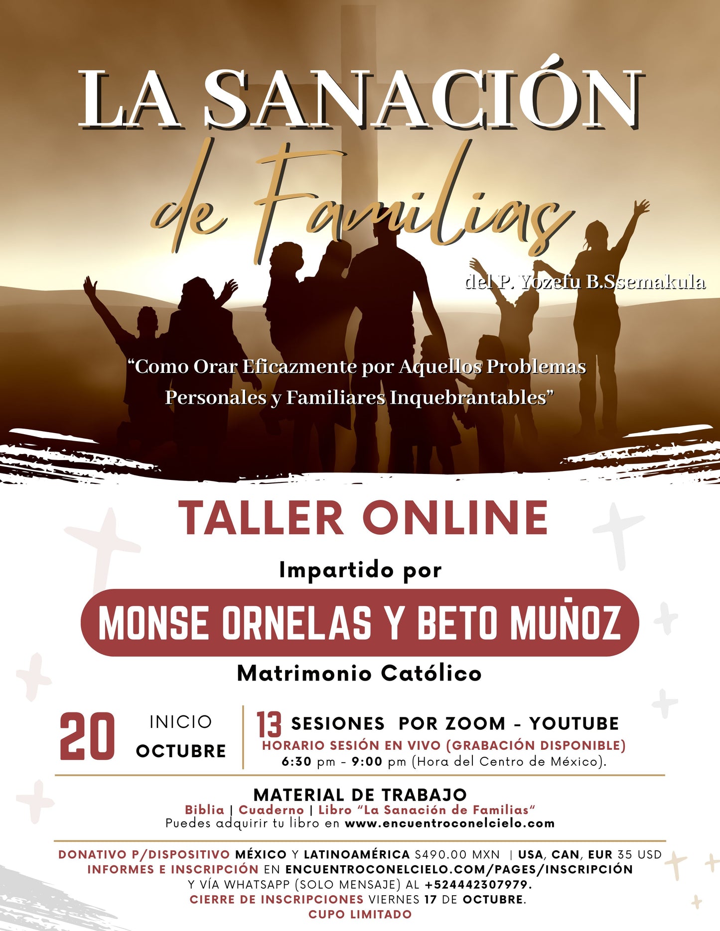 Inscripción al Taller ONLINE La Sanación de Familias