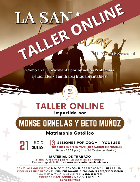 Inscripción al Taller ONLINE La Sanación de Familias