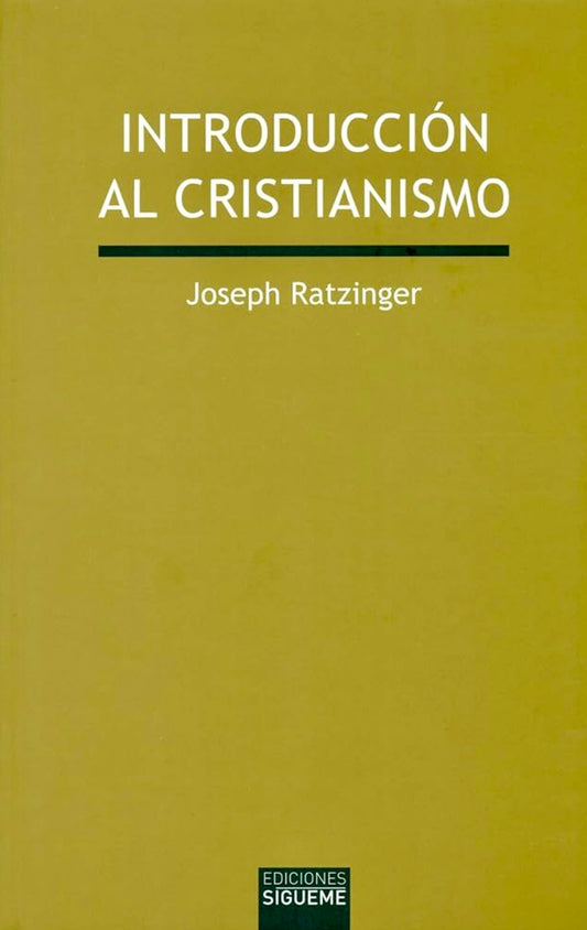 Libro “Introducción al Cristianismo”