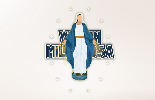 Sudadera con Gorro “Virgen Milagrosa”