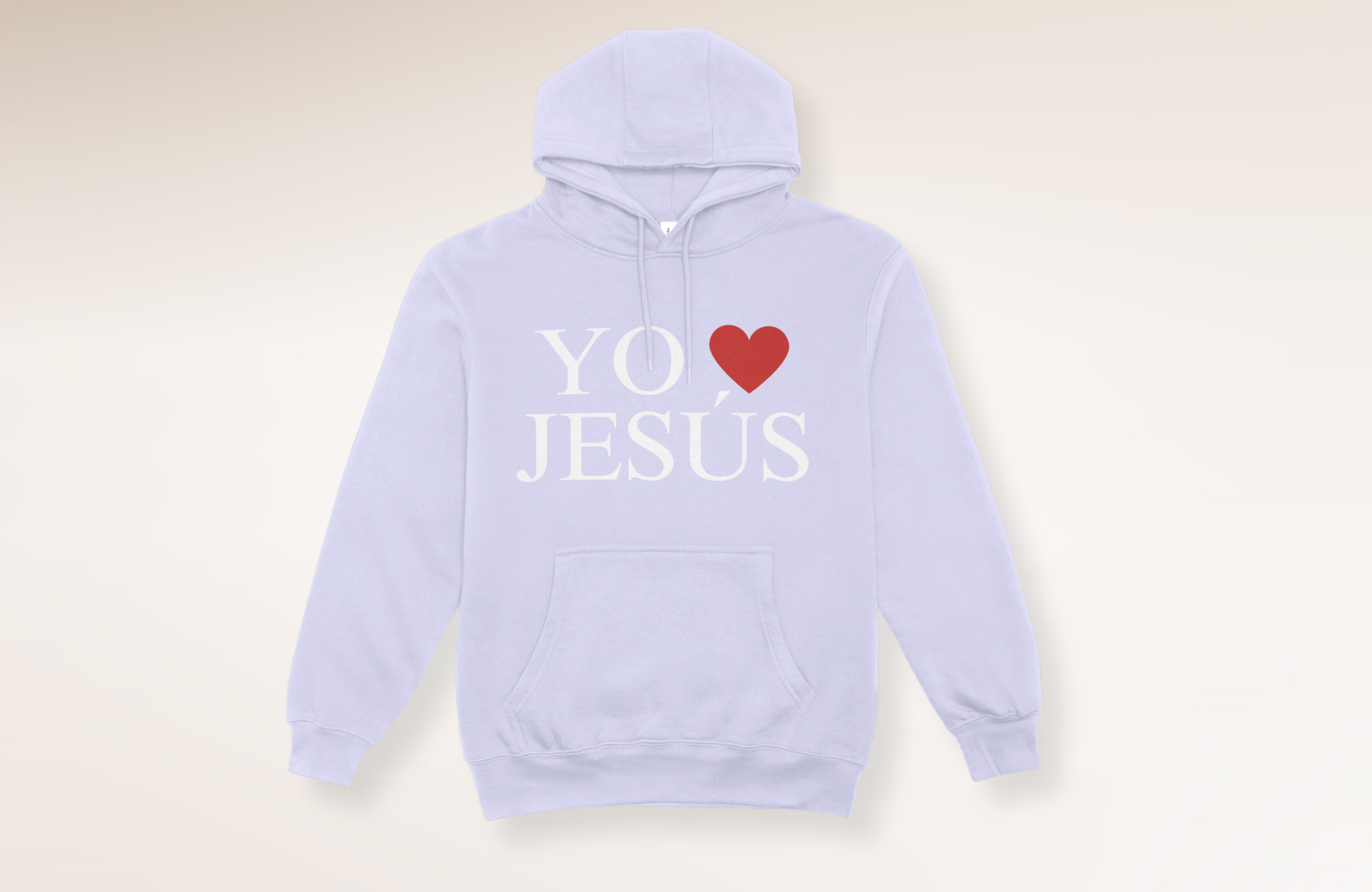 Sudadera con Gorro “Yo ❤️ Jesús”