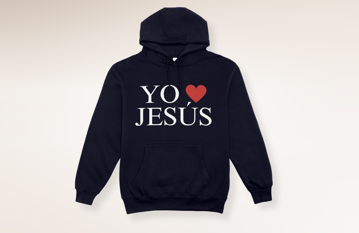 Sudadera con Gorro “Yo ❤️ Jesús”