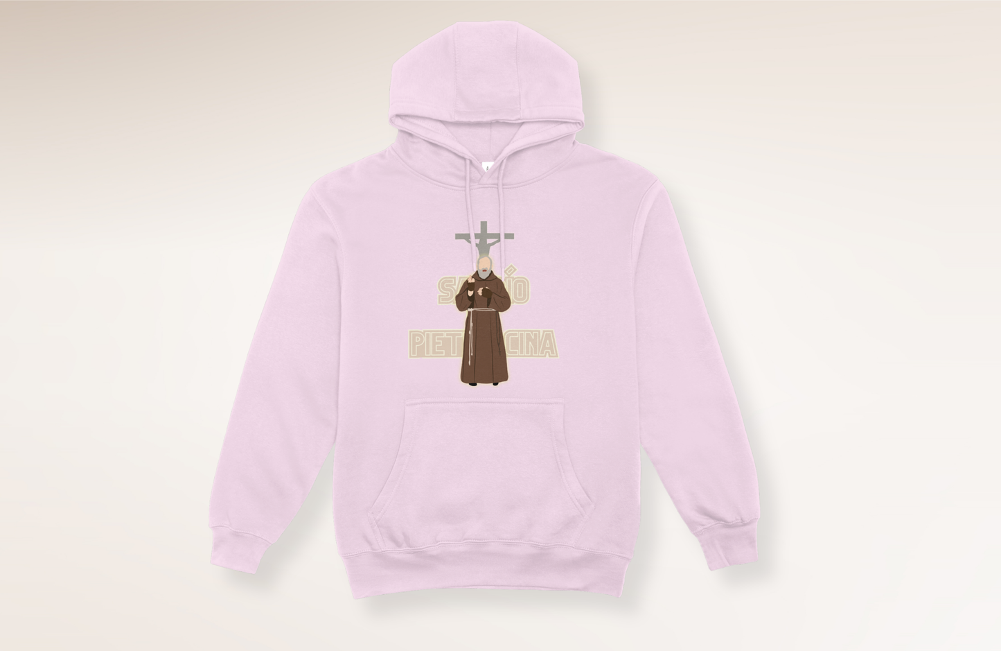 Sudadera con Gorro “San Pío de Pietrelcina”