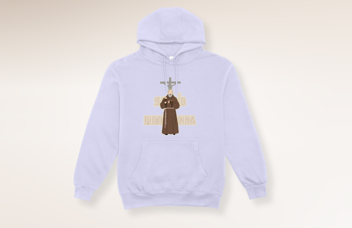 Sudadera con Gorro “San Pío de Pietrelcina”