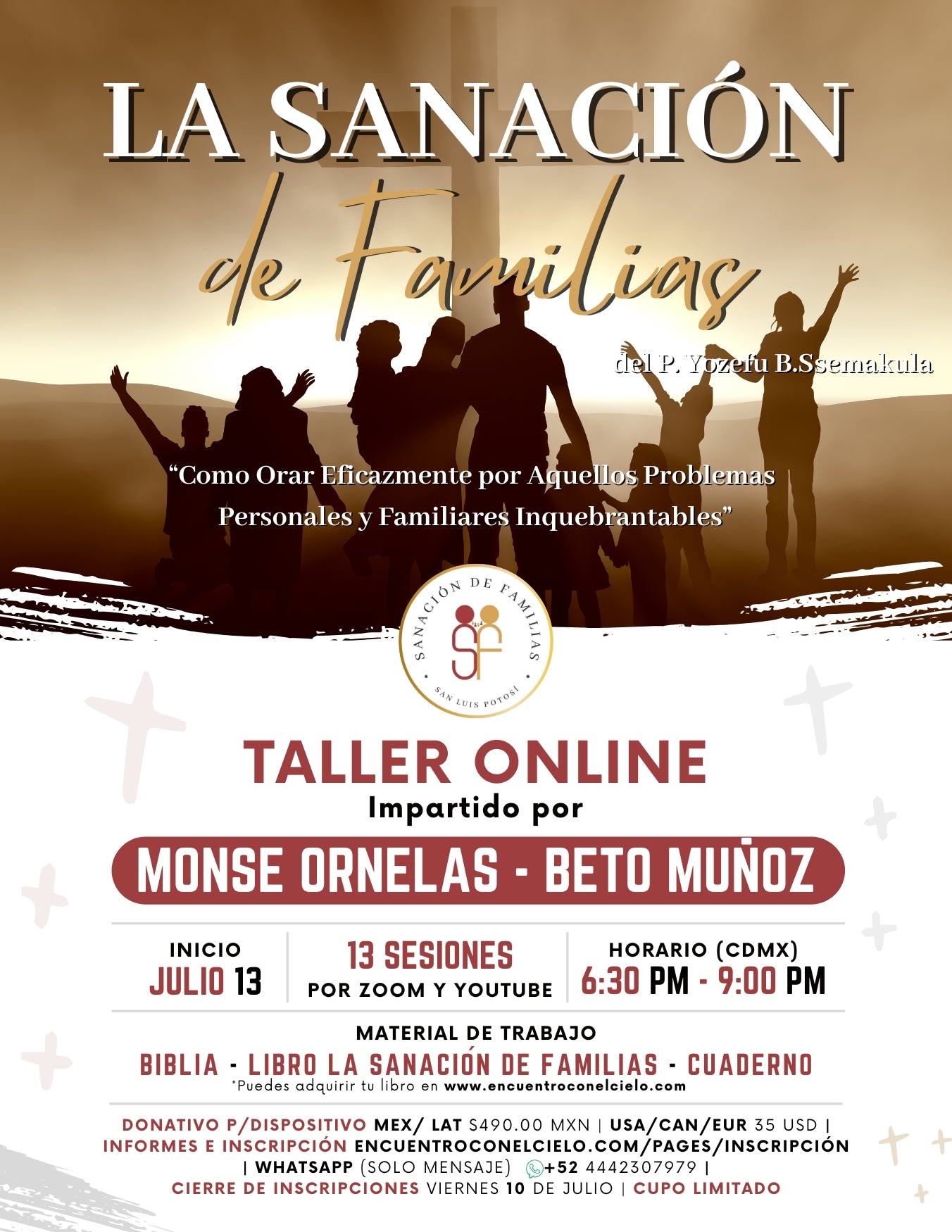 Inscripción al Taller ONLINE La Sanación de Familias